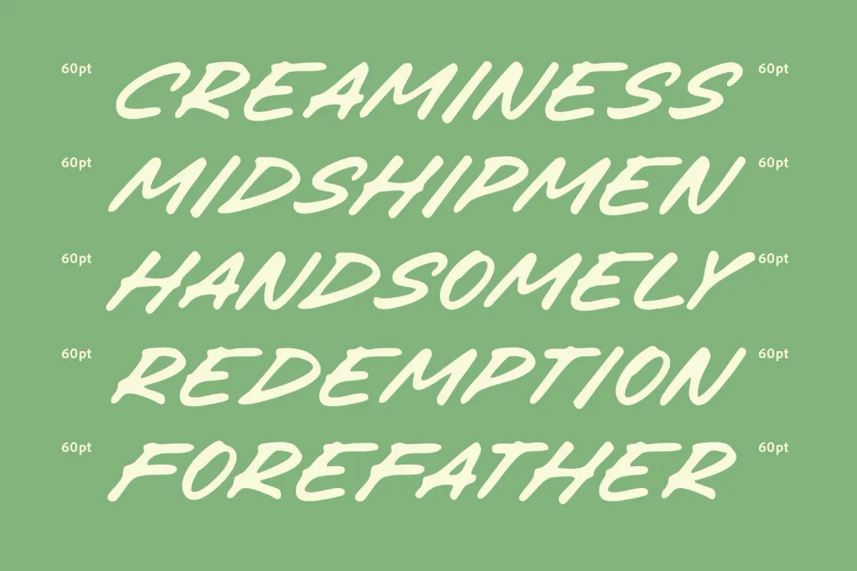 Comic Brush - Bold Marker Display Font