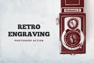 Retro Engraving Photoshop Action