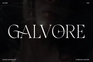 Galvore - Luxury Ligature Serif Font