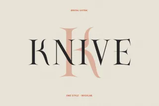 Knive - Royal Font