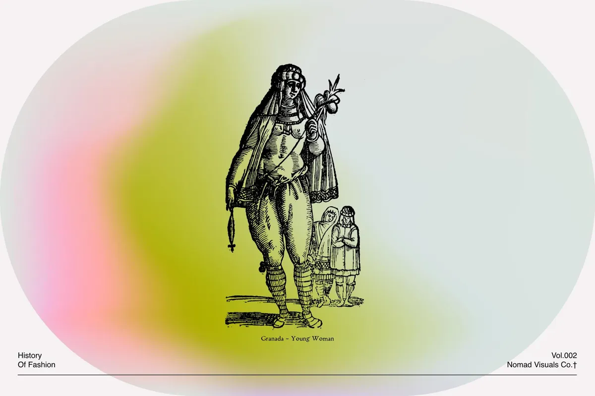 History of Fashion - Vector Illustrations