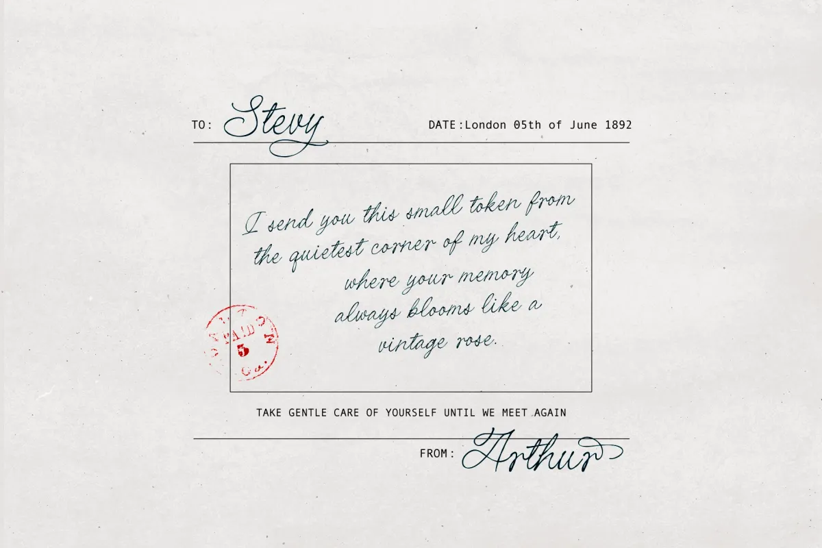 Thirty Pages - Vintage Handwritten Script Font