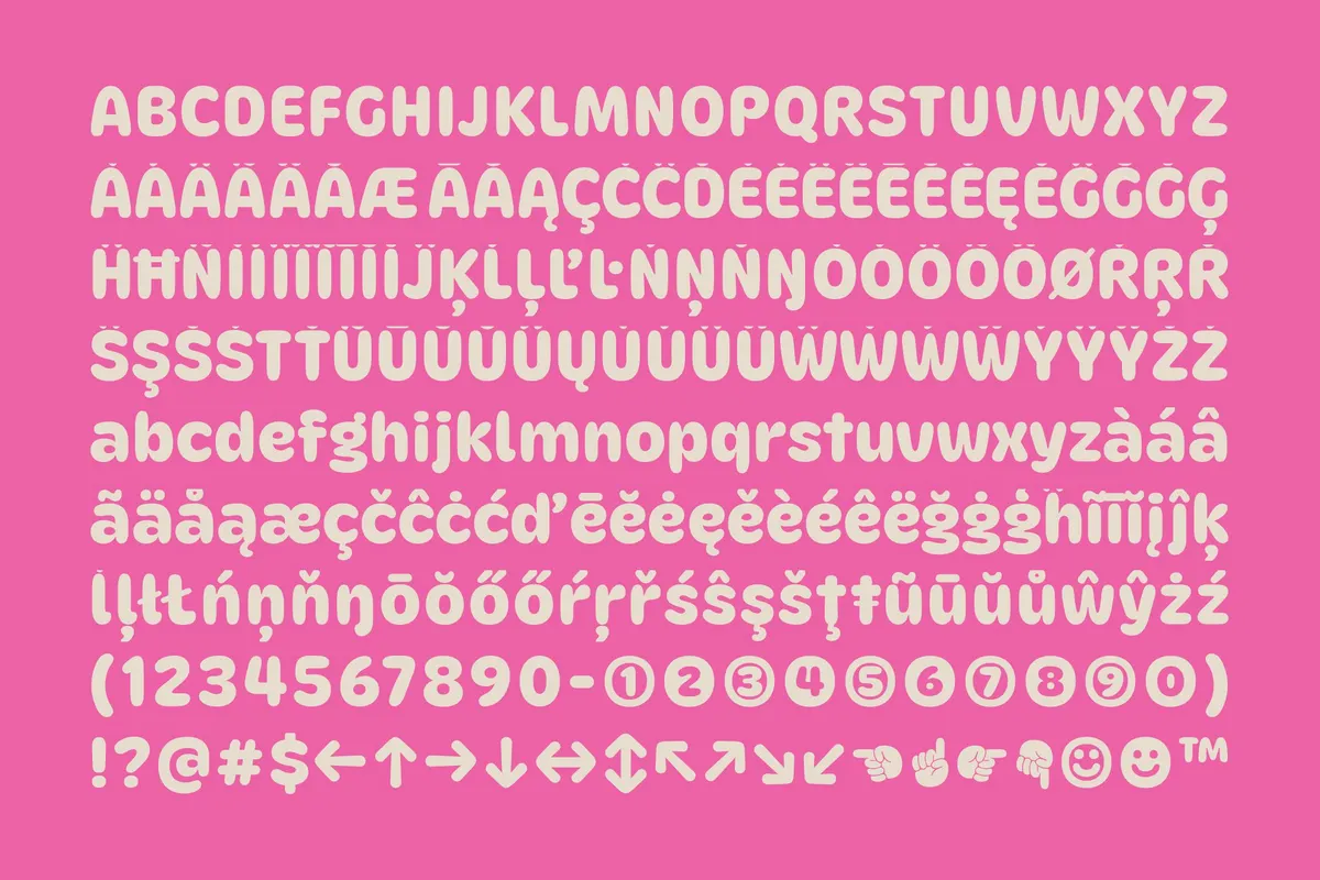 Boba - Soft Rounded Playful Display Font Family