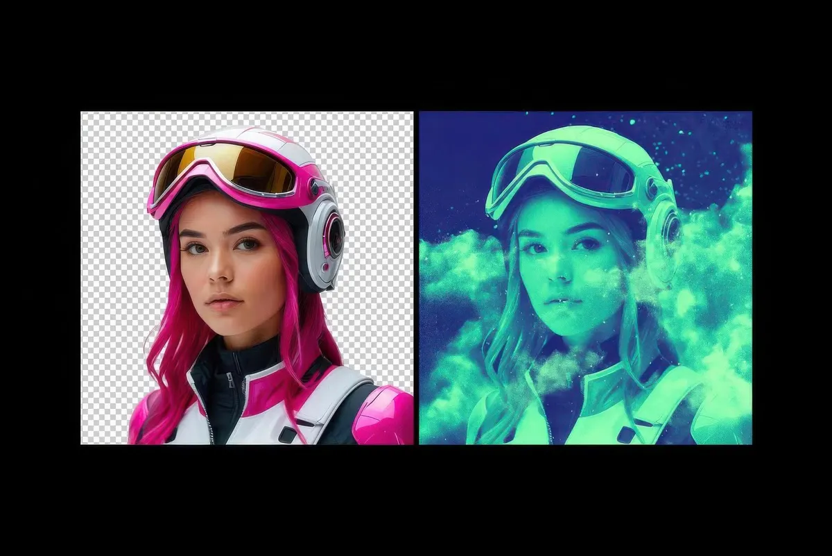 Space Dust Photo Effect