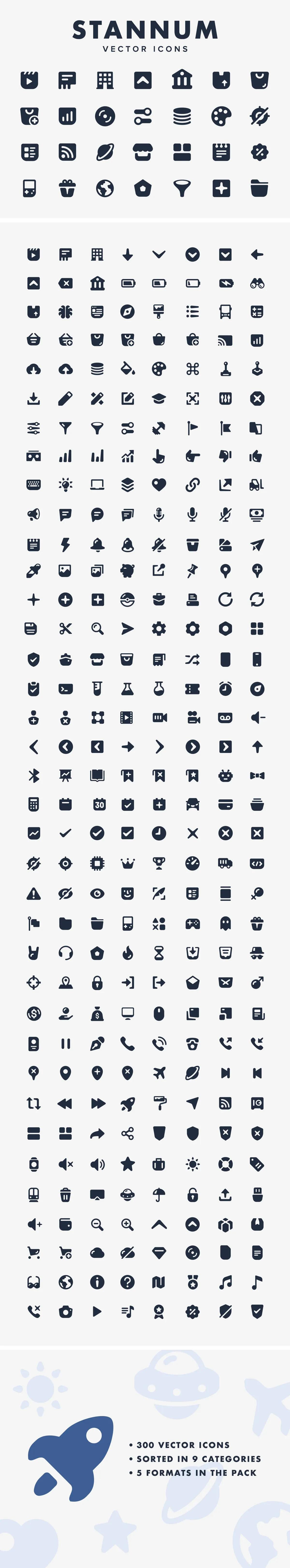 Stannum Vector Icons