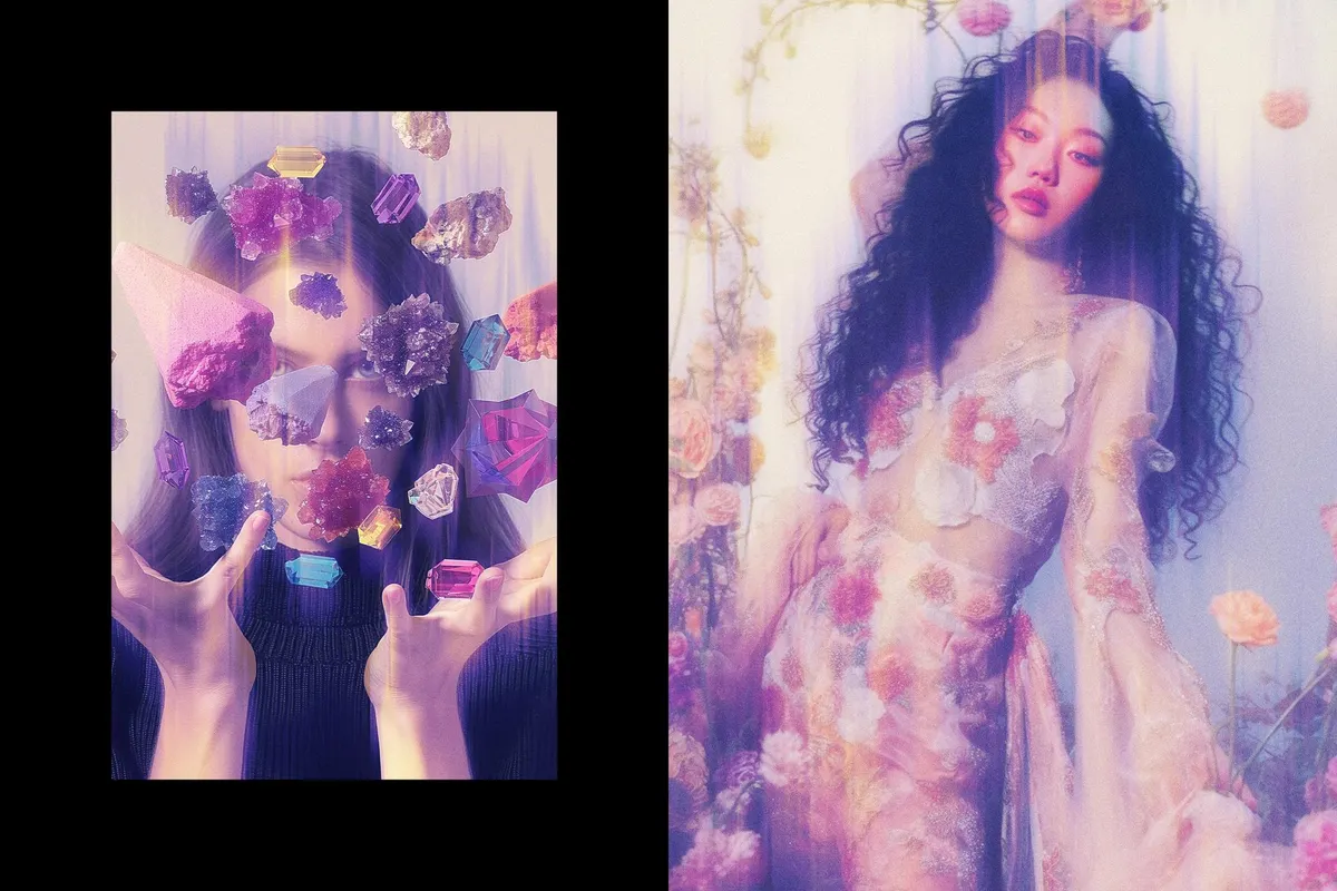 Vertical Blurred Motion Photo Effect