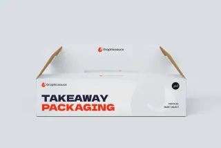 Takeaway Packaging Mockup Front View