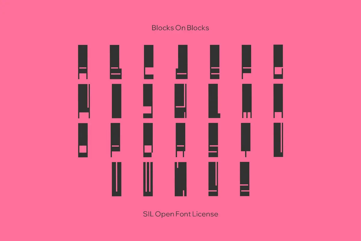 Blocks On Blocks Font