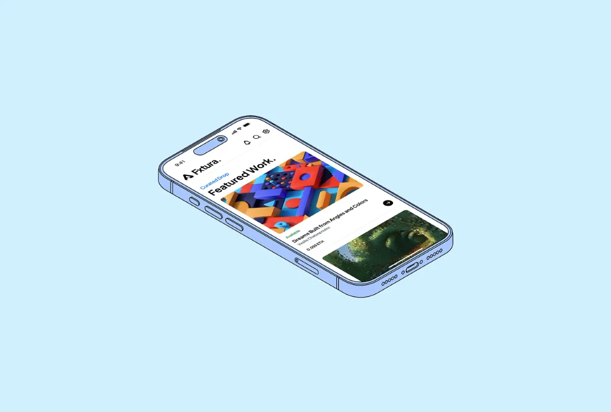 Isometric iPhone 17 Pro Vector Mockup
