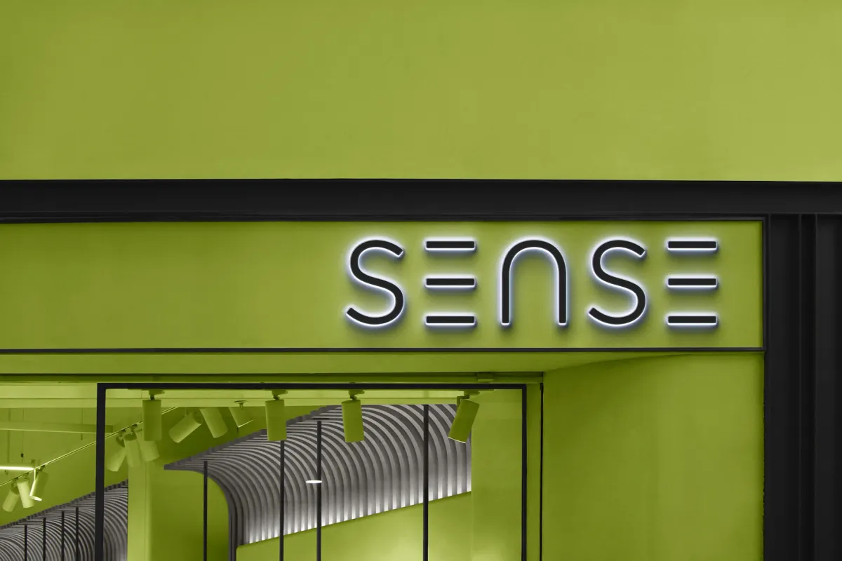 Mall Store Light Signage Mockup