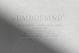 Embossing Card Mockup