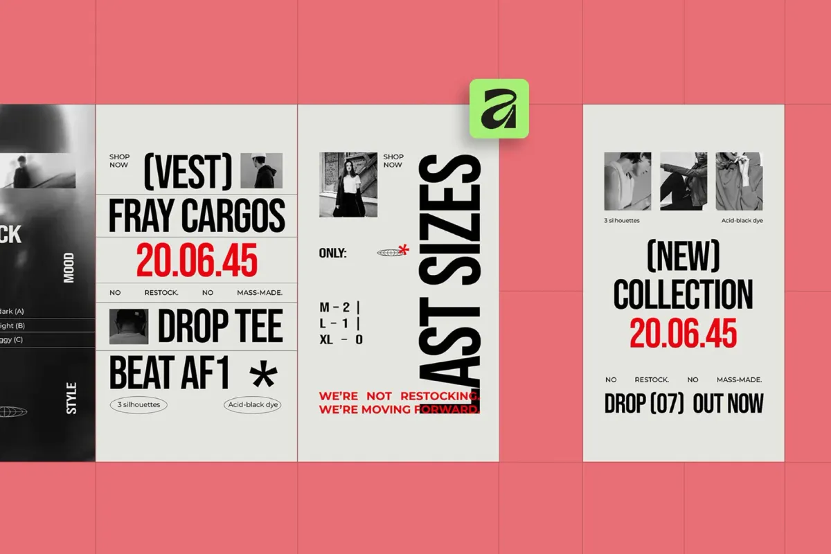 Streetwear Fashion Instagram Affinity Template