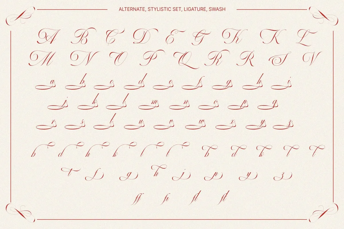 GEFUHATPIN — Elegant Calligraphy Font