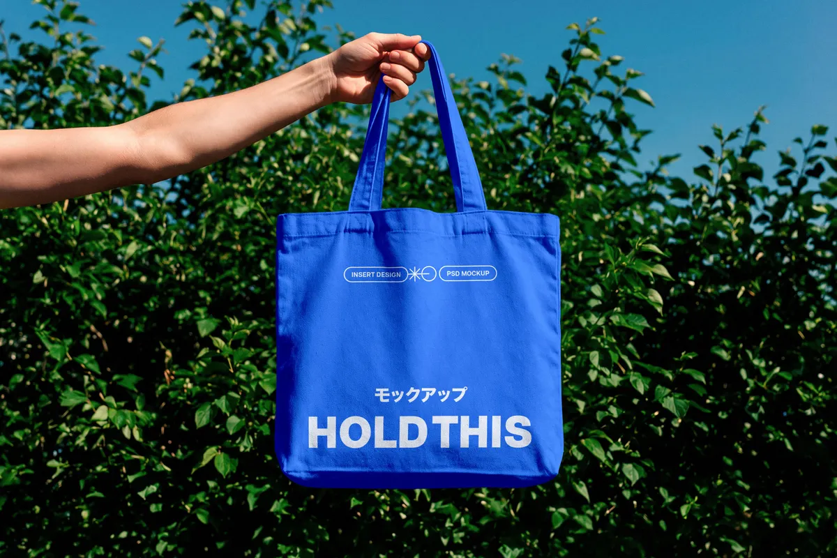 Summer Tote Bag Mockup