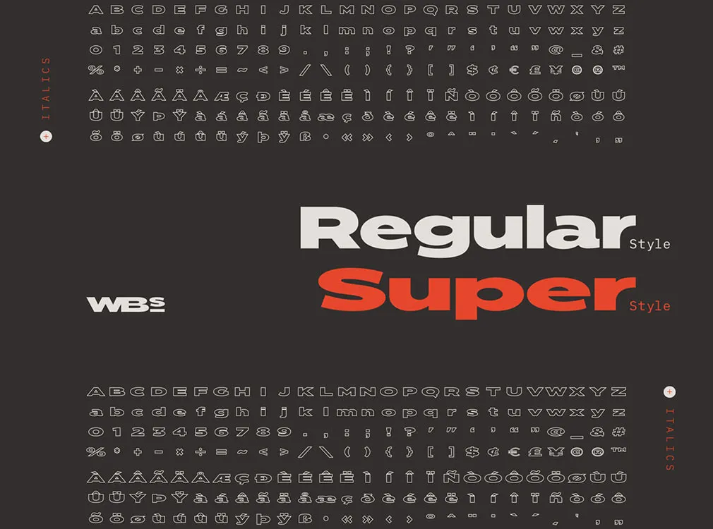 Widebody Sans Serif Font
