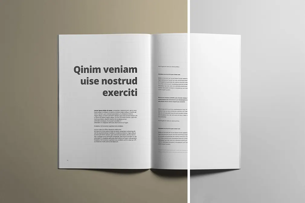 A4 Brochure Mockups Vol. 1
