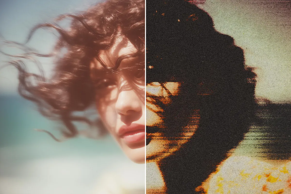 Grunge Smudge Photo Effect