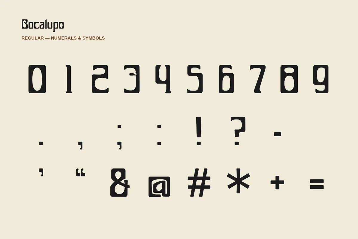 Bocalupo - Groovy Psychedelic Font