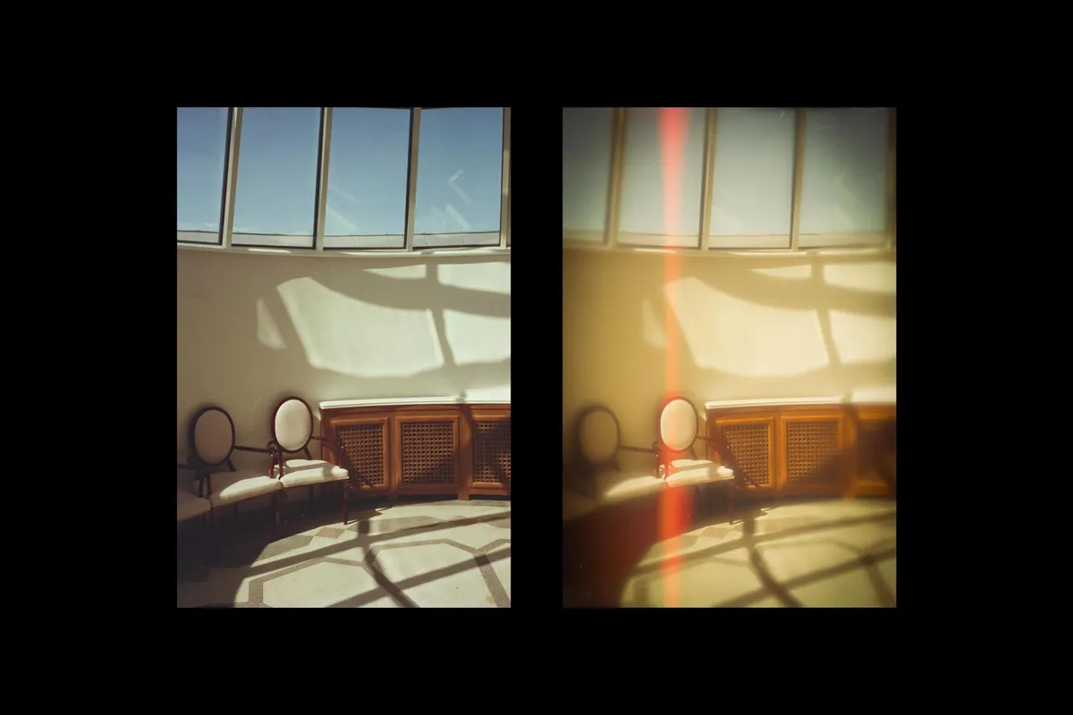 Vintage Film Glow Photo Effect