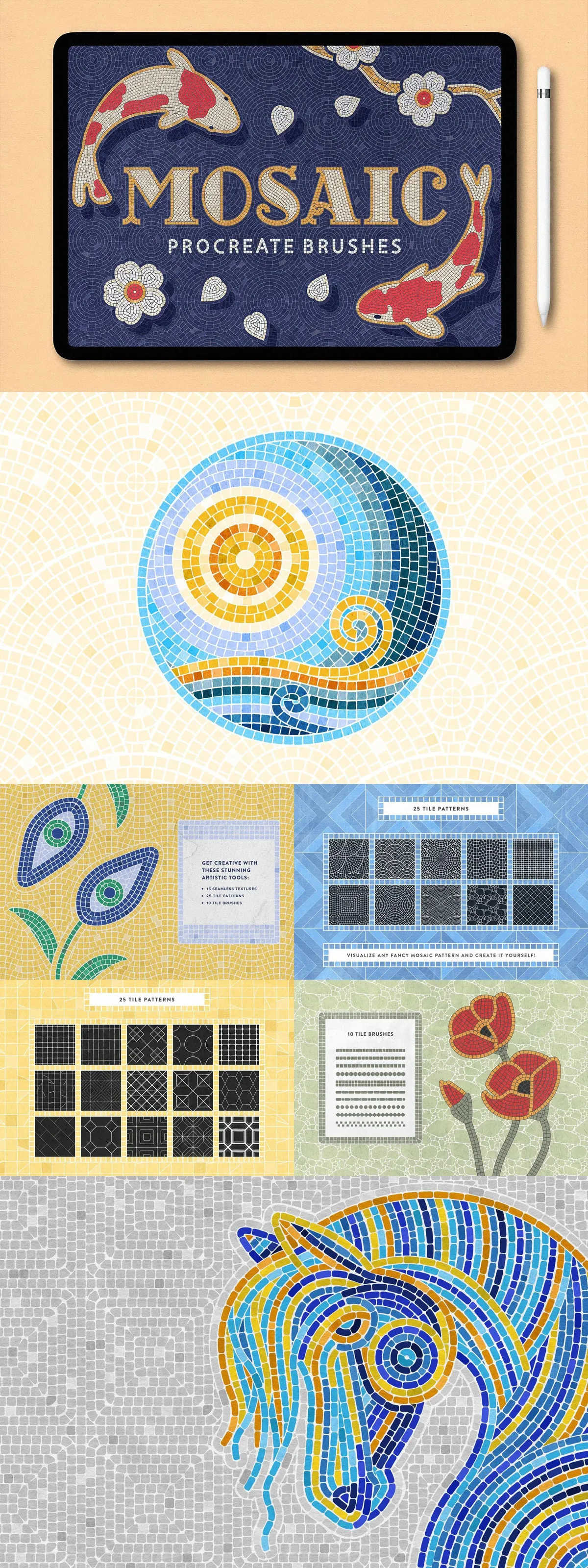 25-in-1 Procreate Brushes Bundle