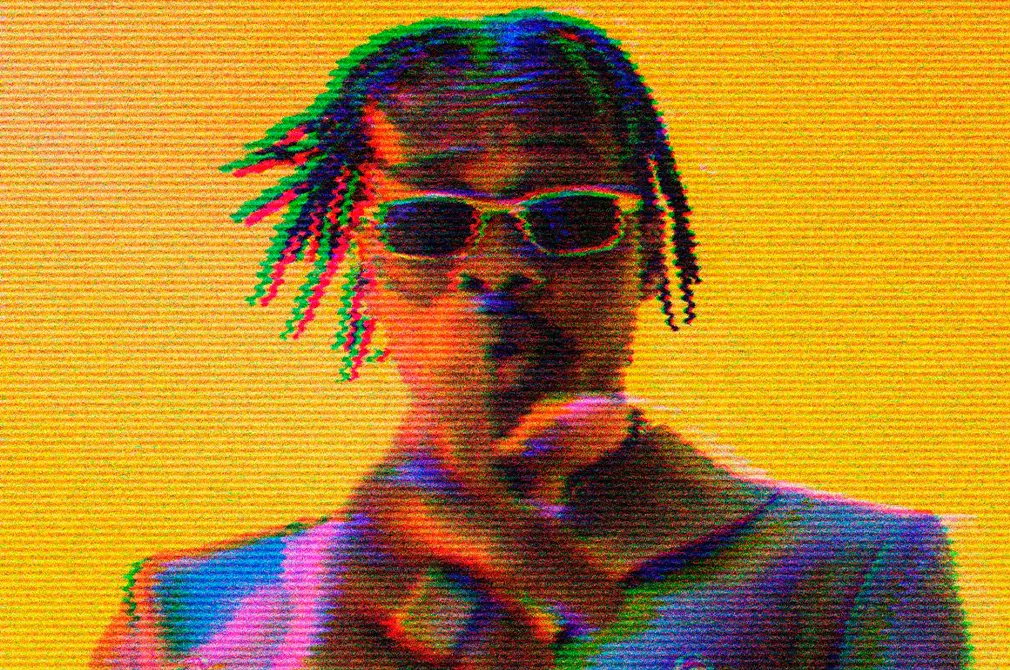 70s TV Glitch Photo Effect