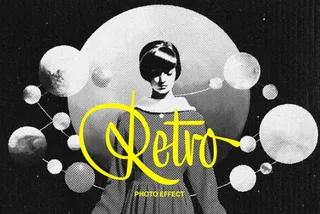 Retro Halftone Photo Effect
