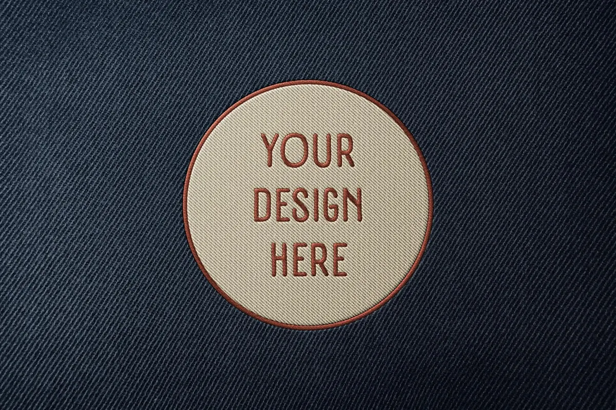 Patch Embroidery Logo Mockup