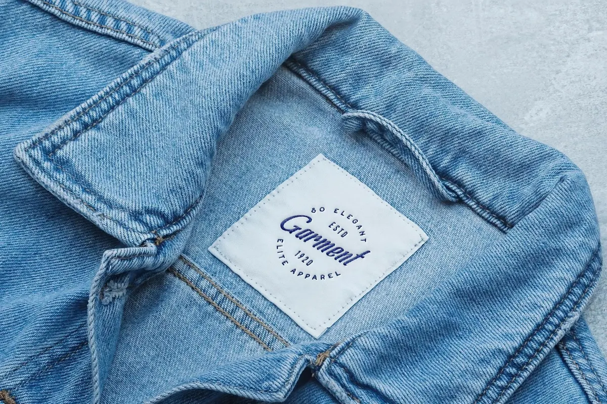 Denim Label Mockup