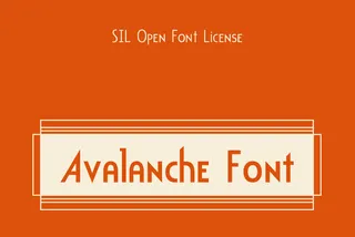 Avalanche Font