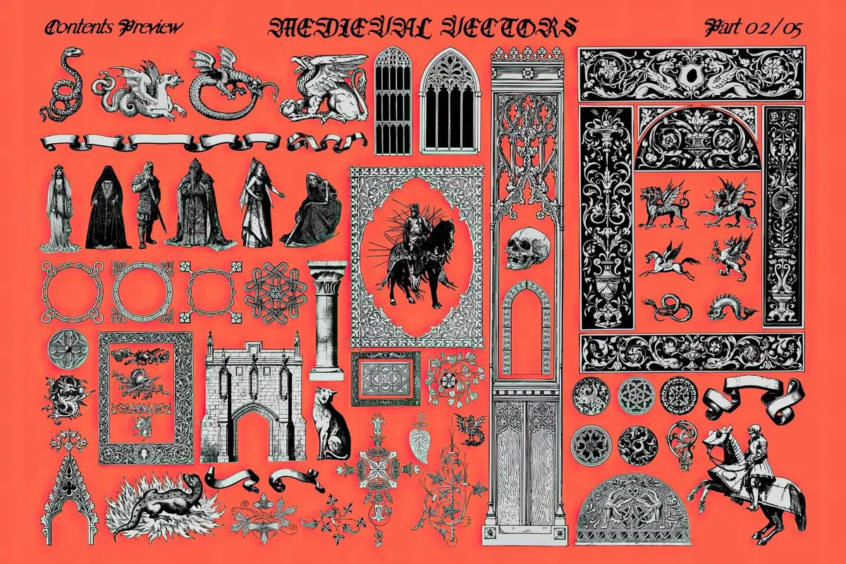 400+ Medieval Vectors