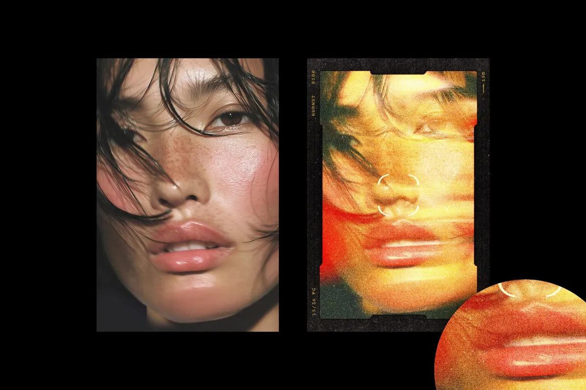 Nuke Film Card Photo Effect