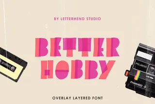 Better Hobby Display Font