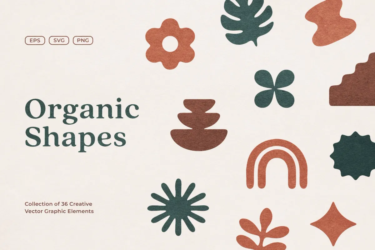 Abstract Organic Shapes