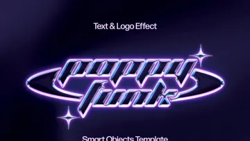 Shining Chrome Text & Logo Effect