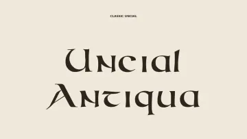 Uncial Antiqua Font