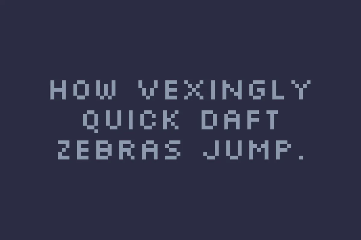 Silkscreen 90s Pixel Font