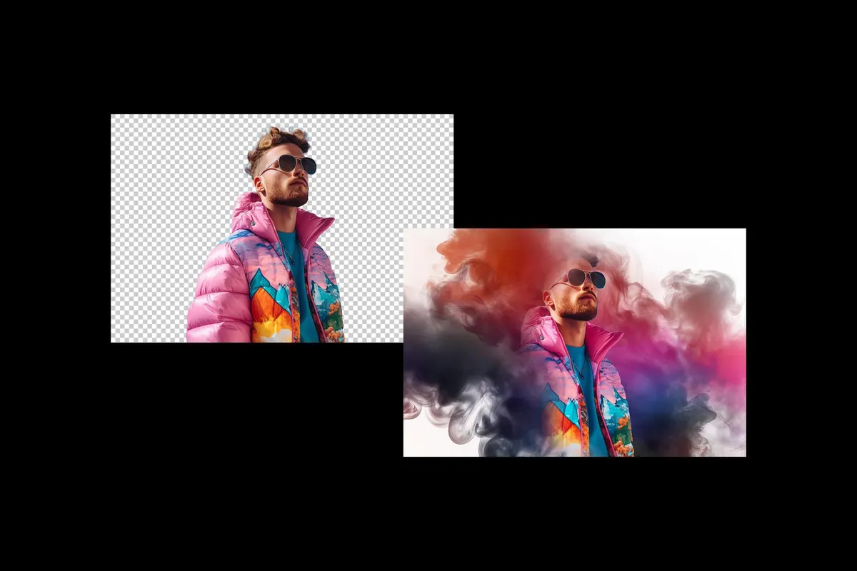 Smoke Photo Effect