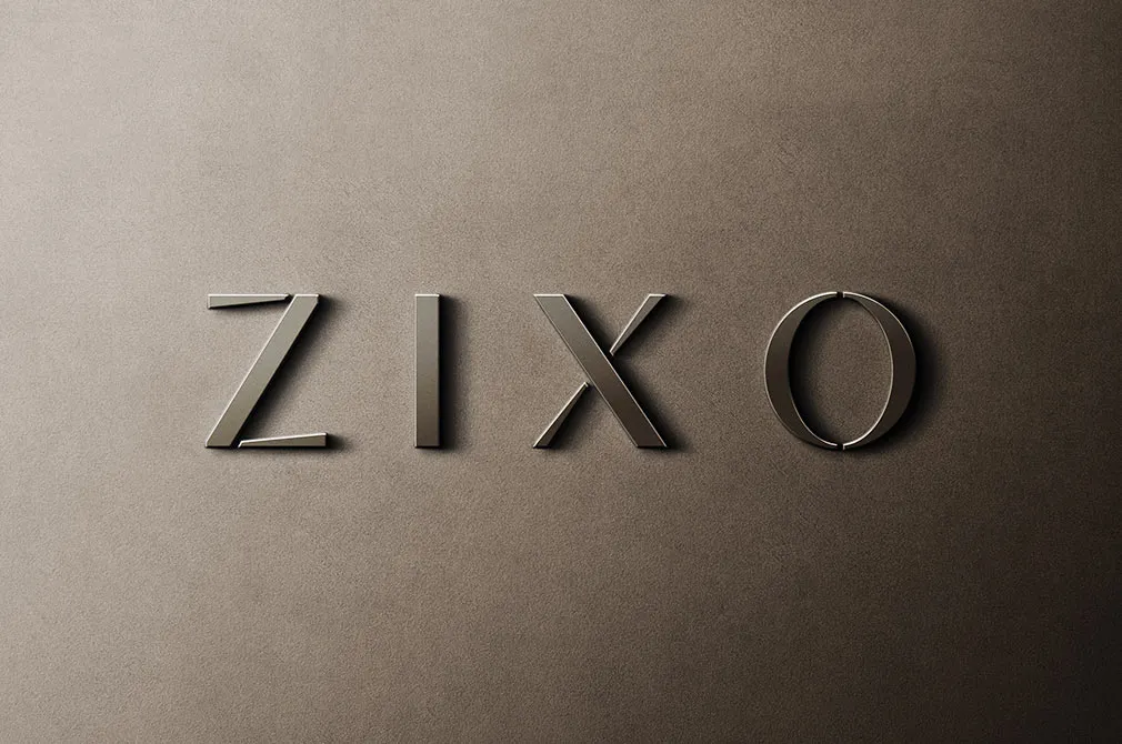 Brown Metal Sign Mockup