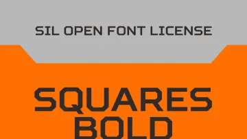 Squares Bold Font