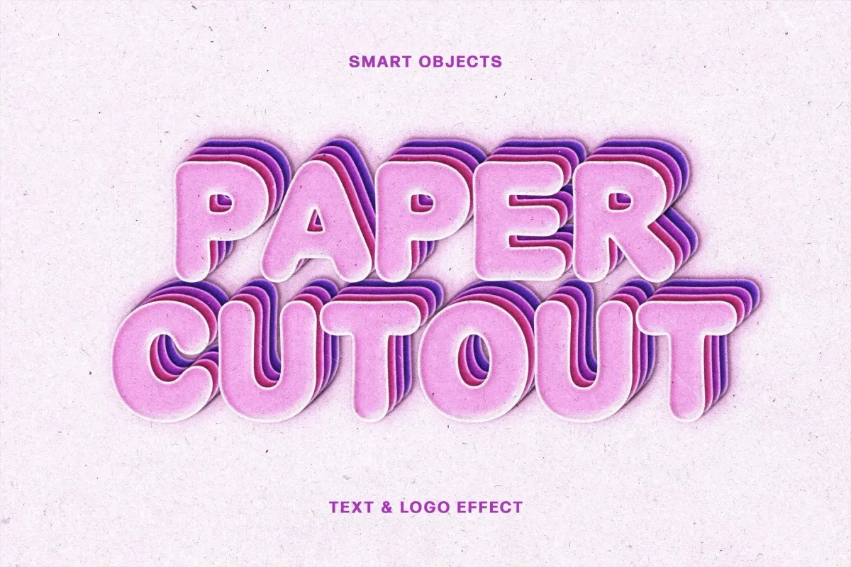 Paper Cut Out Effect
