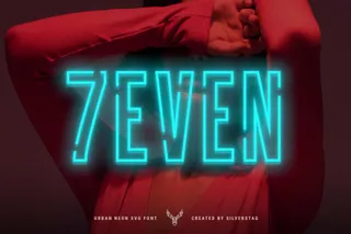 7EVEN Neon Font Pack