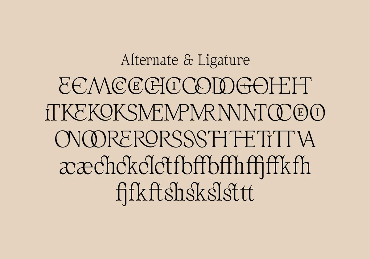 AV Galveria — Display Serif Font