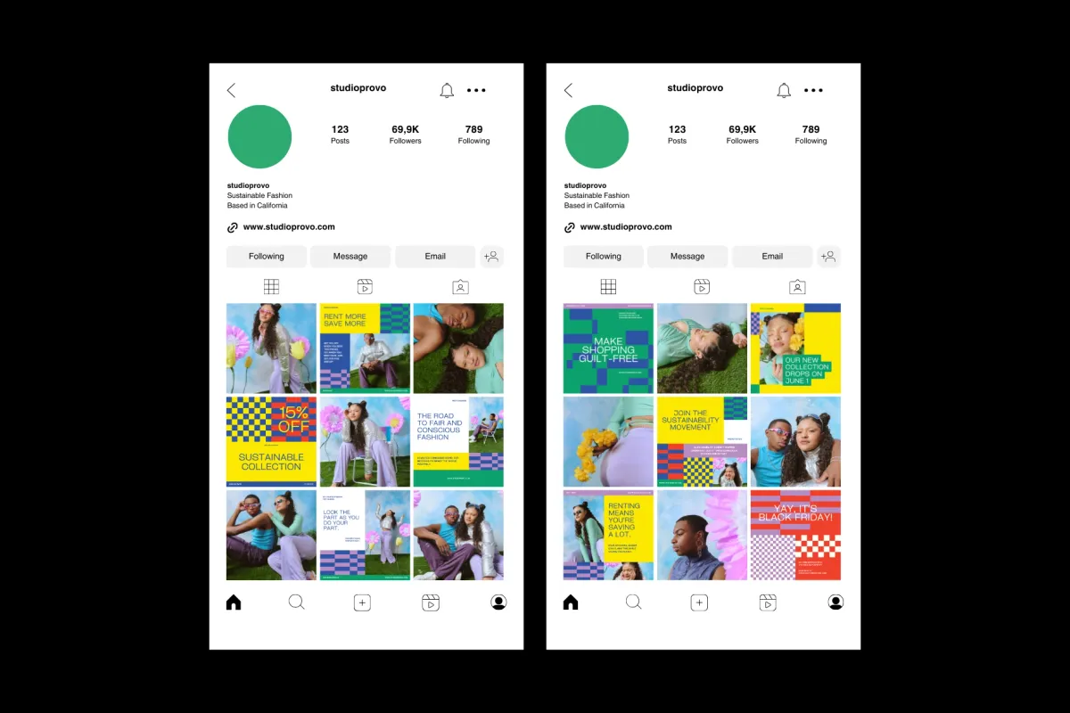 Sustainable Fashion Social Media Pack