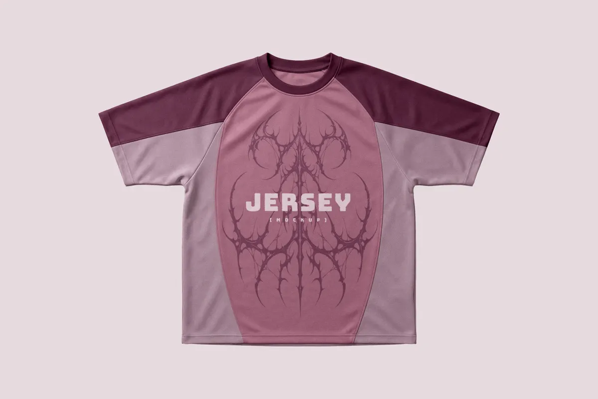 Jersey T-Shirt Mockup