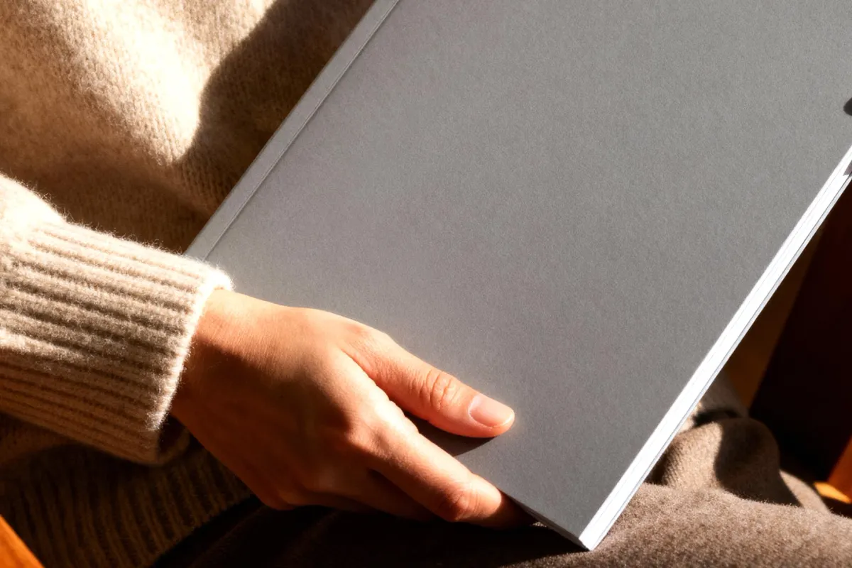 Book in Hands Mockup