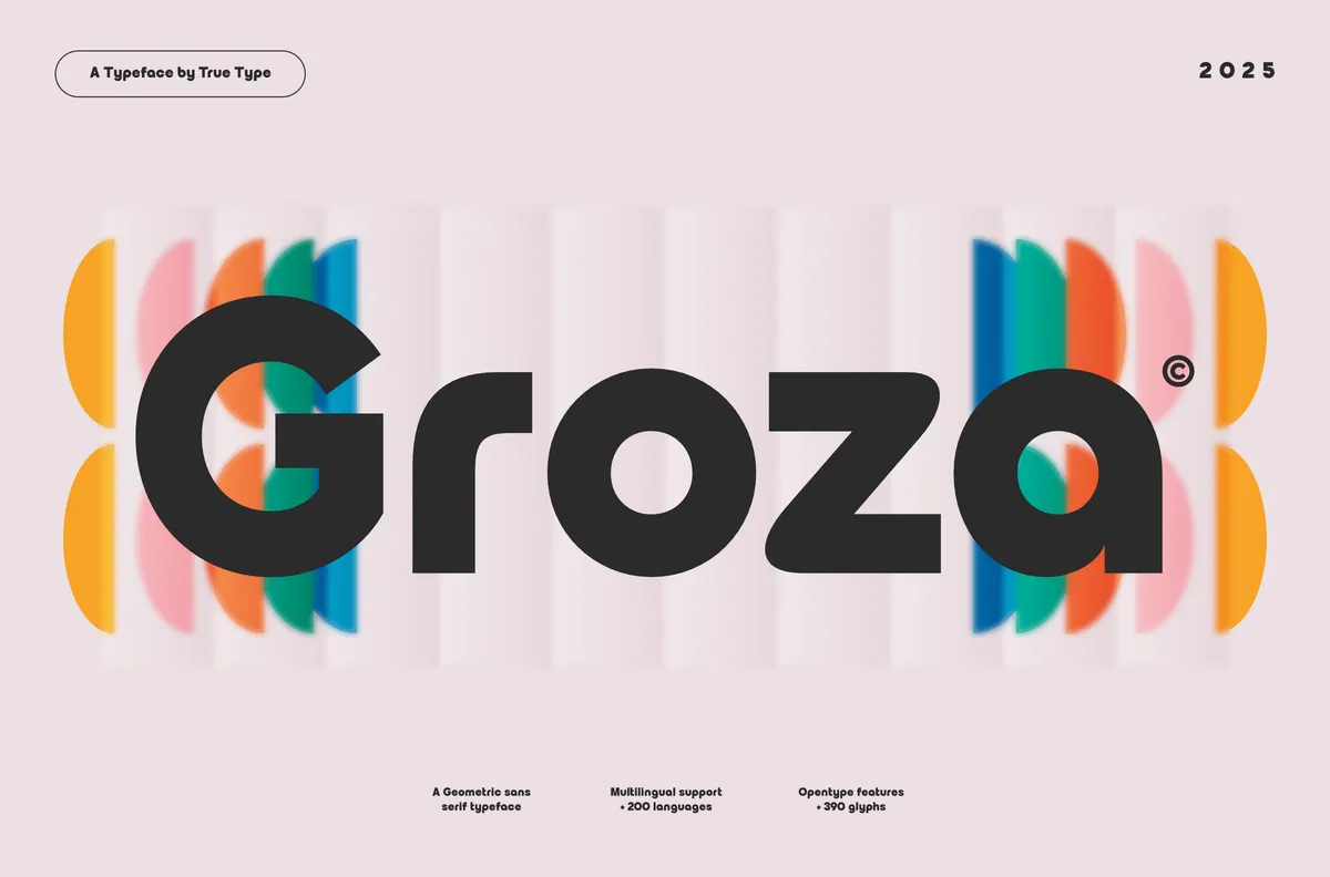TRT Groza - Geometric Sans Font