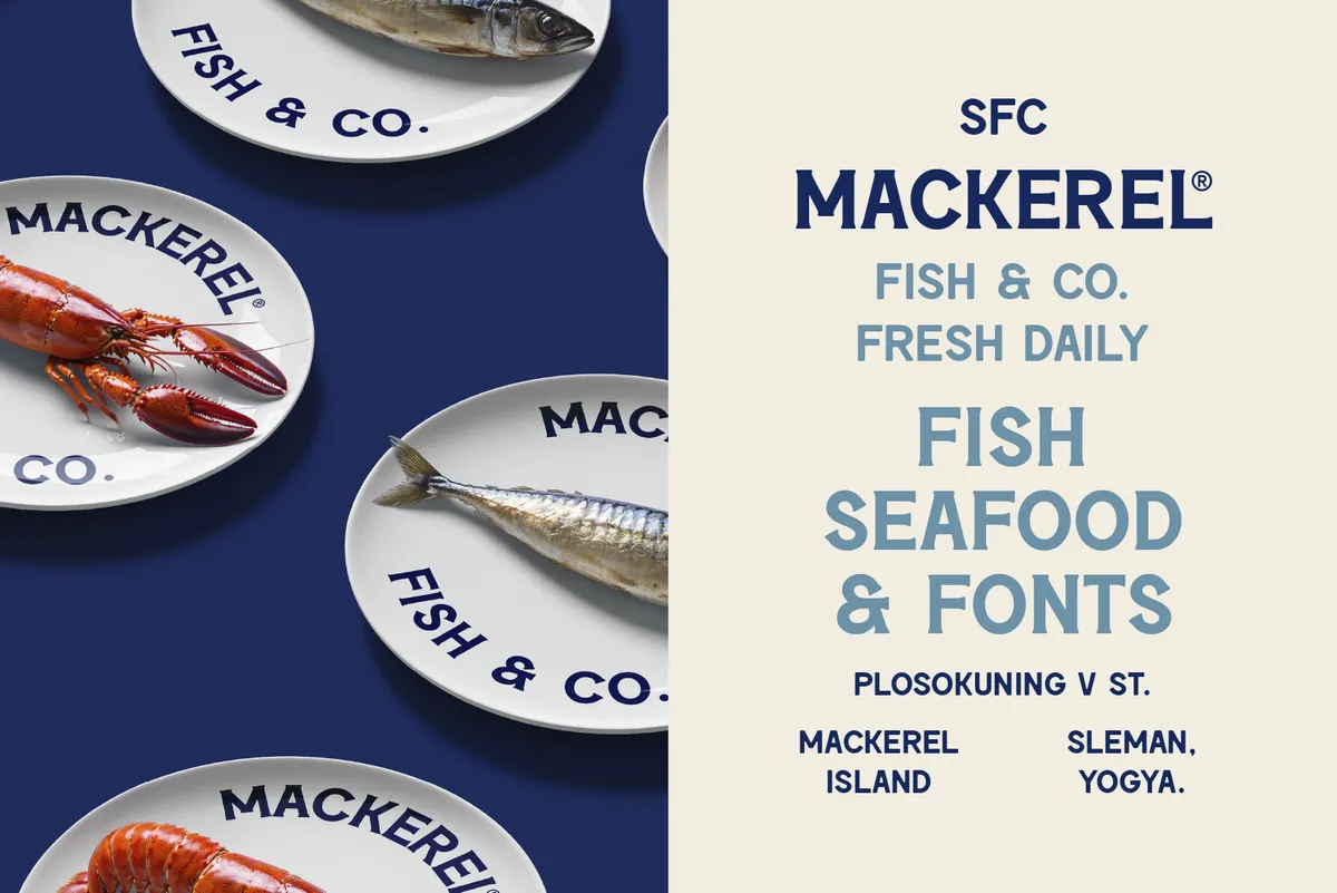 Mackerel Refined - Vintage Serif Display Font
