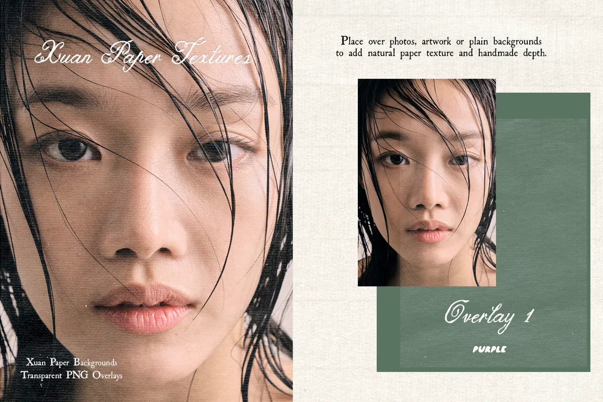 Xuan Paper Textures & Overlays