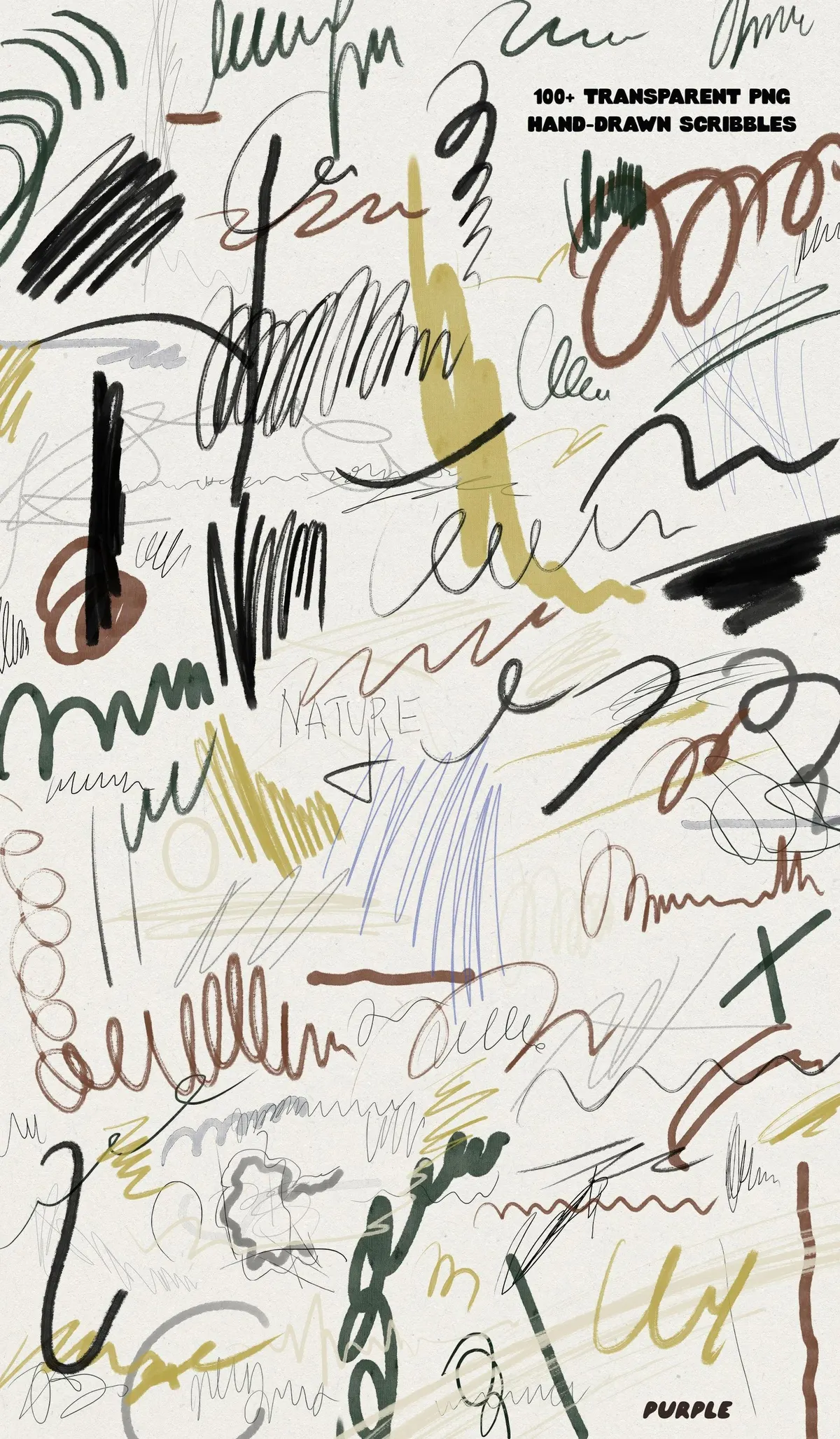 Grounded: Scribbles & Texture Backgrounds