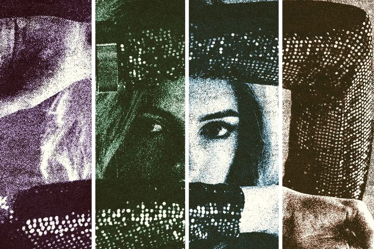 Wavy Grain Photo Effect